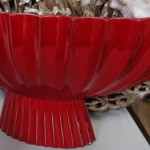 Red Centerpiece Bowl