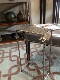 Hammered Mini Drink Table